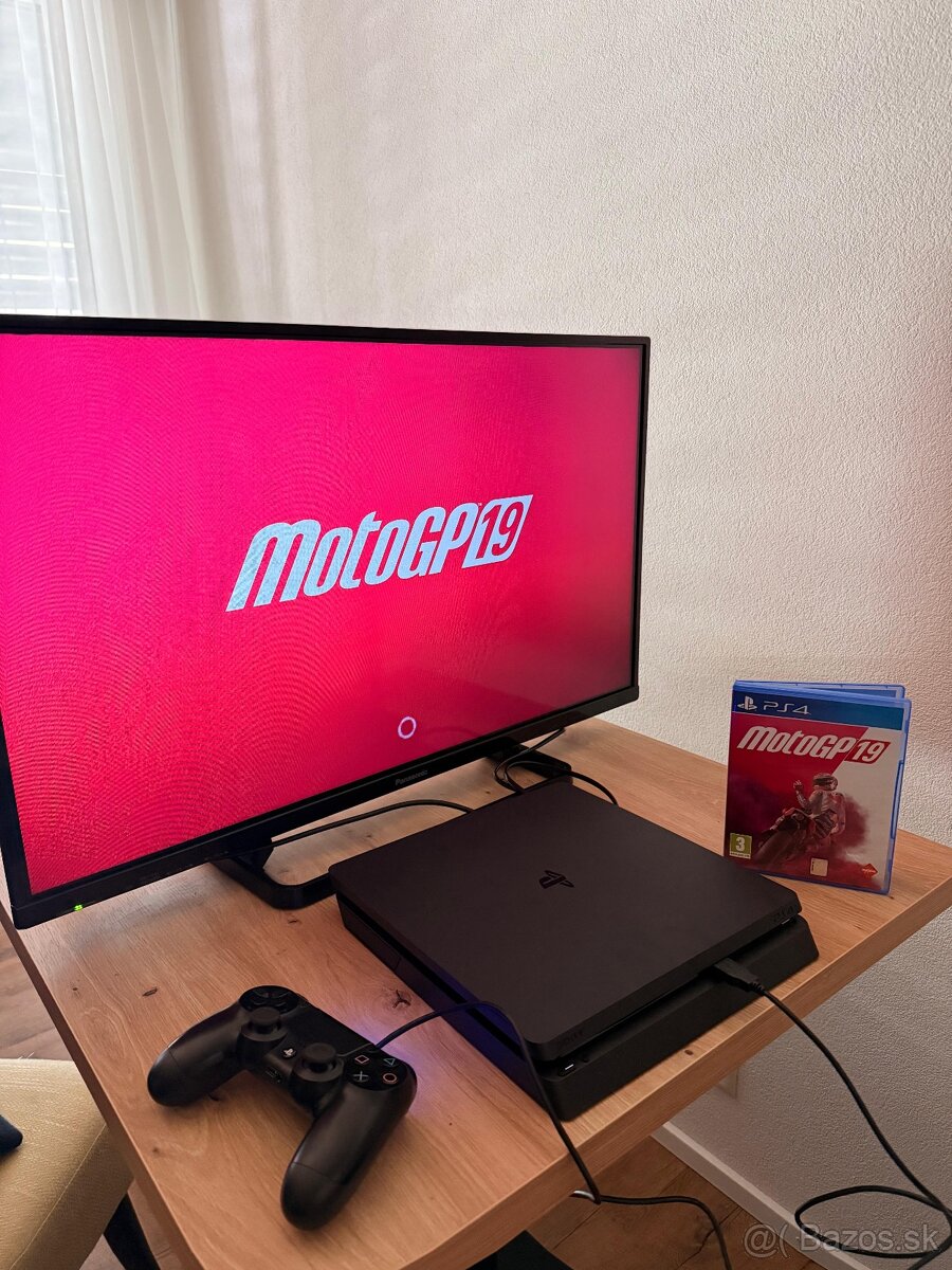 Playstation 4 slim 500GB + hra + ovládač - 4