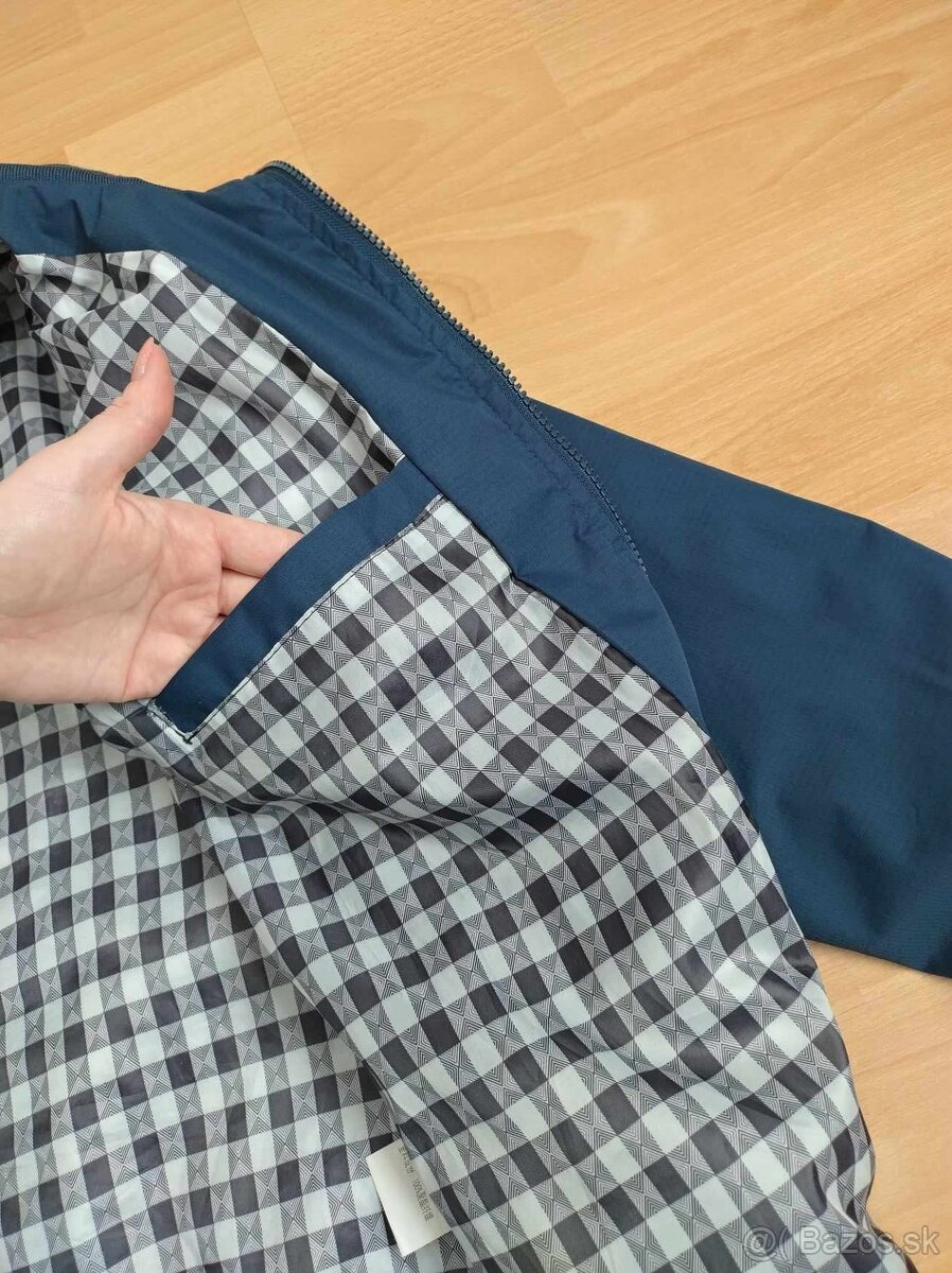 Mužská modrá ľahká bombera, vetrovka - 4