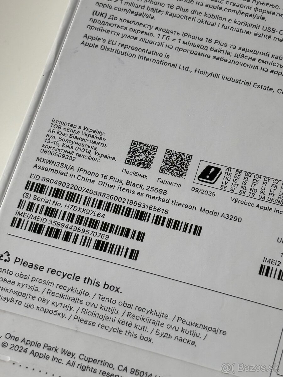 iPhone 16 Plus 256GB, Black (nový, nerozbalený) - 4