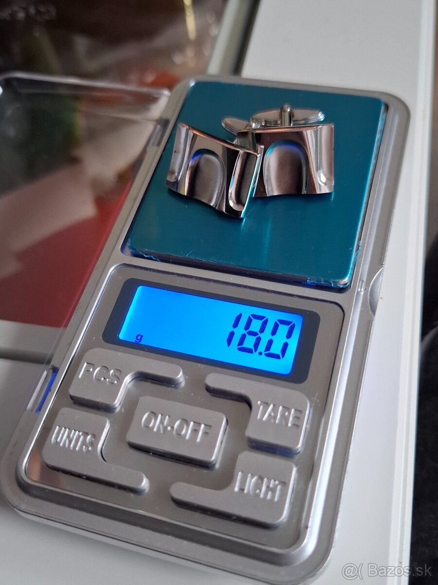 Strieborné manžetové gombíky - 4