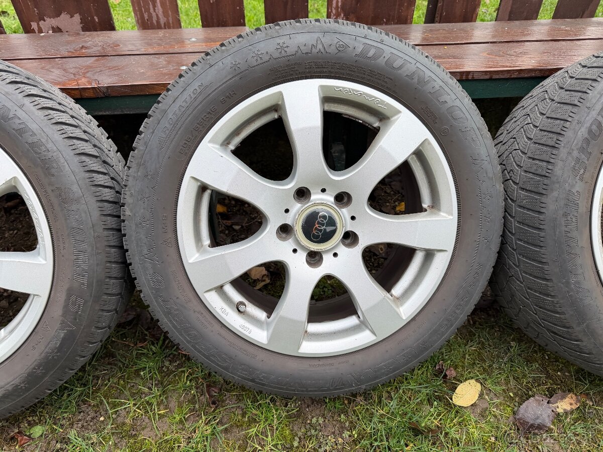Disky 5x112 R16 + zimne pneu Dunlop - 4