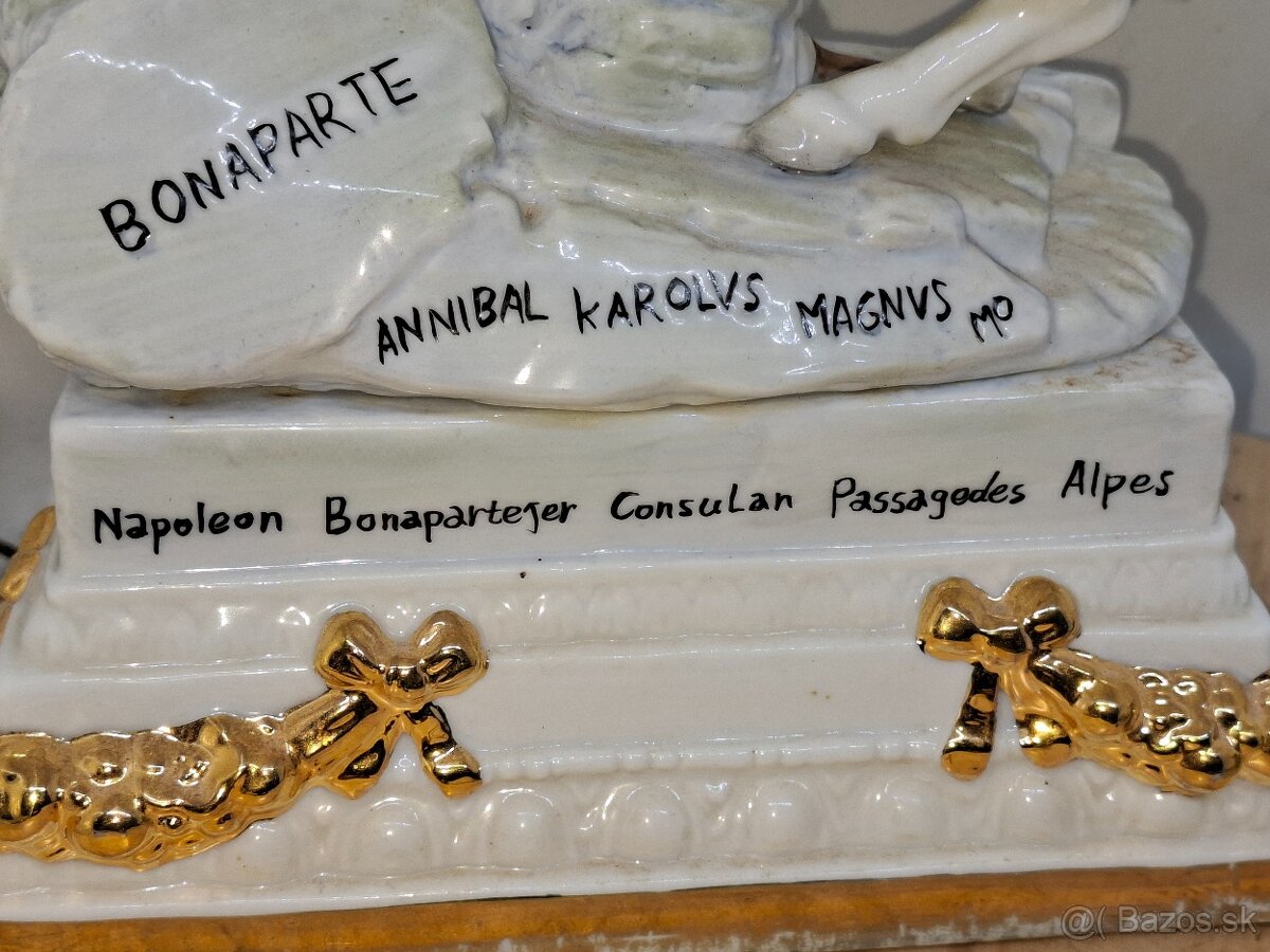Predám starú porcelánovú sochu Napoleon Bonaparte Neundorf V - 4