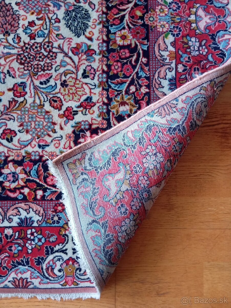 Jedinečný ručne viazaný Isfahan najvyššej kvality 155x110 - 4