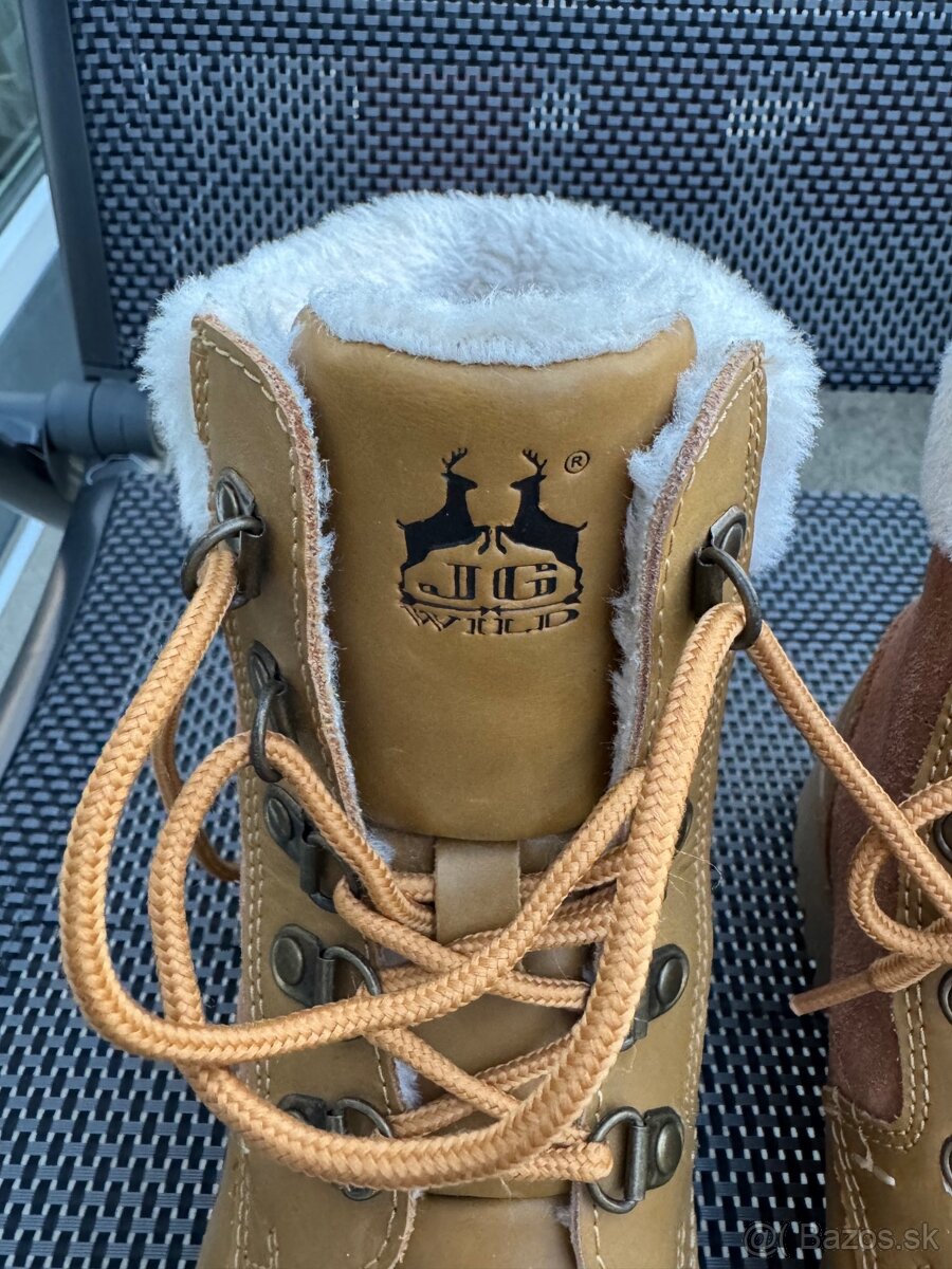 Kožené čižmy John Garfield veľ.38 - 4