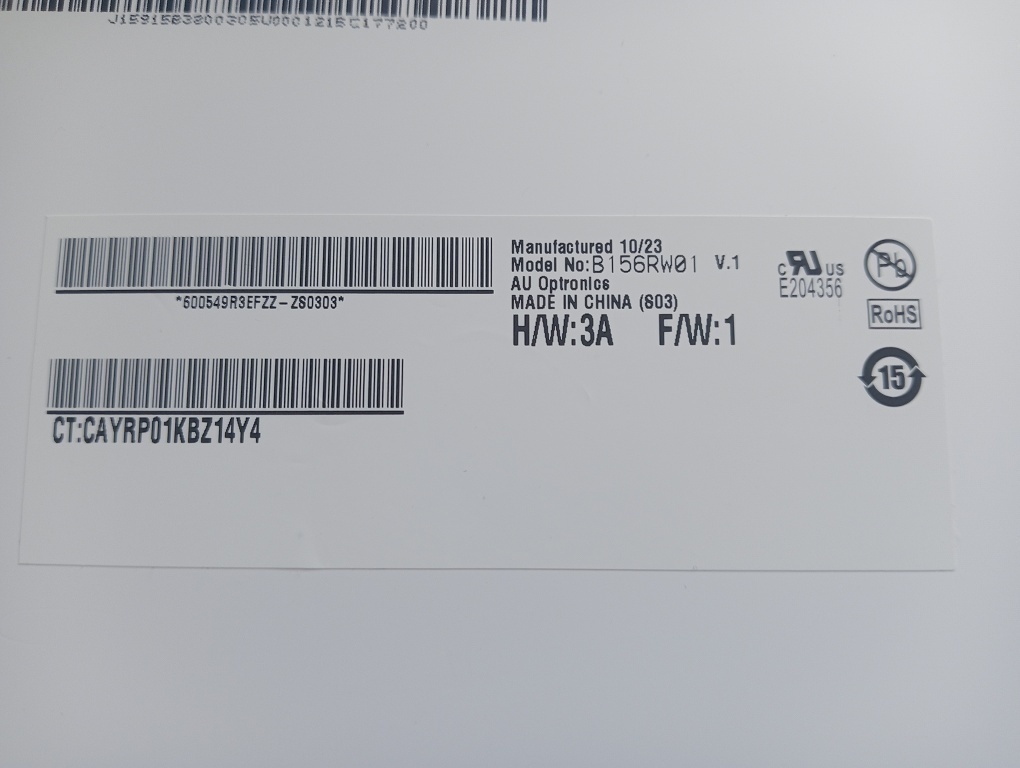 predám 15.6" LED displej , HD+ 1600x900 ,, B156RW01 - 4