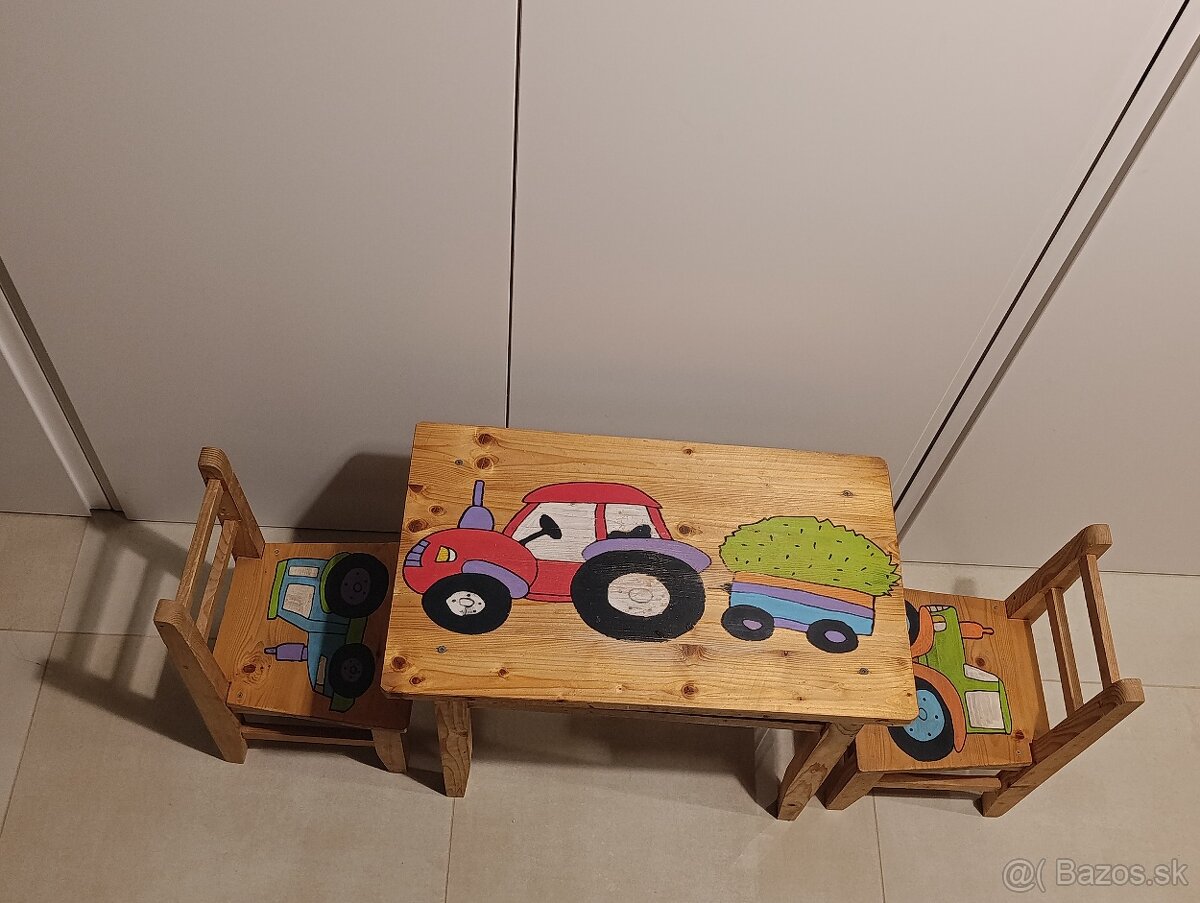 Detský stolík a stoličky - 4