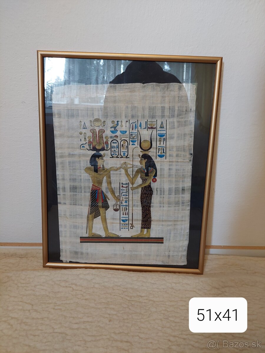 Egypské obrazy papyrus - 4