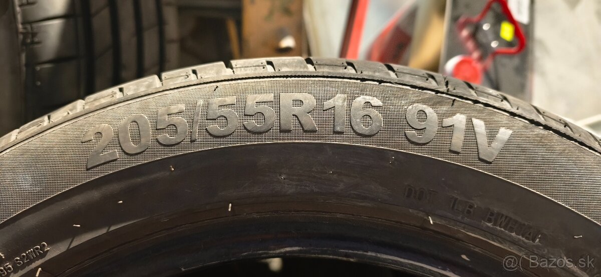 Predám pneumatiky ,letné,205/55R16 91V - 4