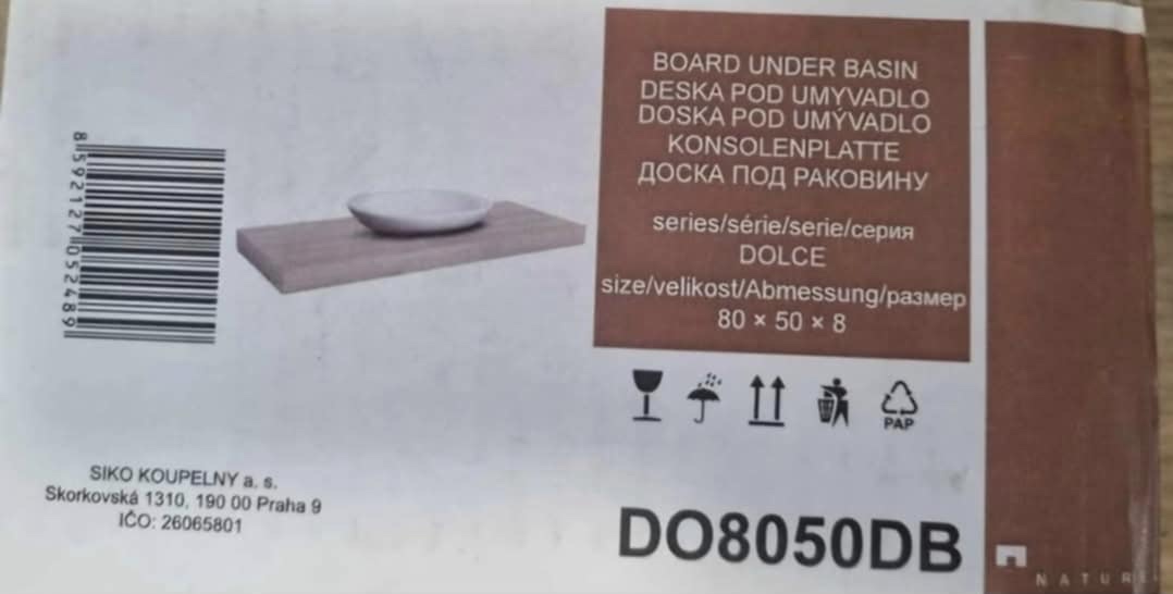 Doska pod umývadlo - 4