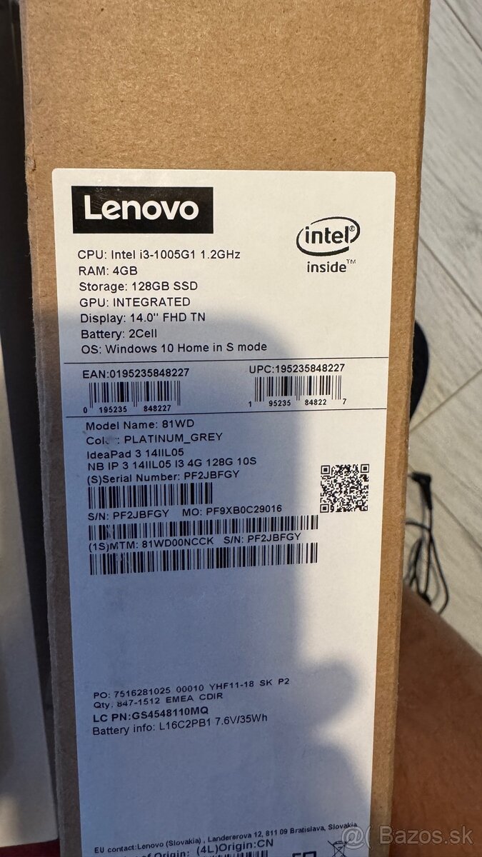 LENOVO IdeaPad 3 14IIL05 - 4