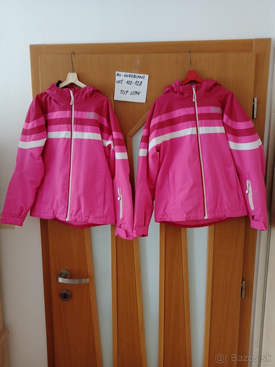 Sofshellove a zimné oblec. pre dvojičky dievčatká/,jednotliv - 4