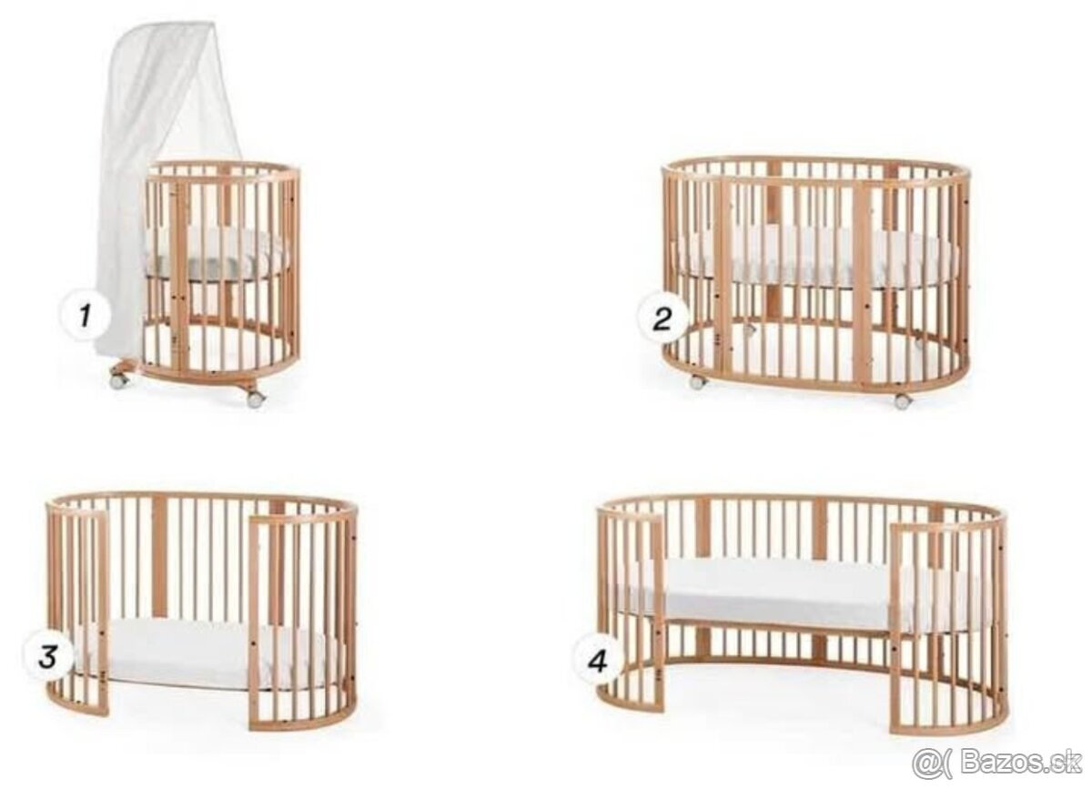 Stokke Sleepi rozširenie Junior Walnut (hnedá) - 4