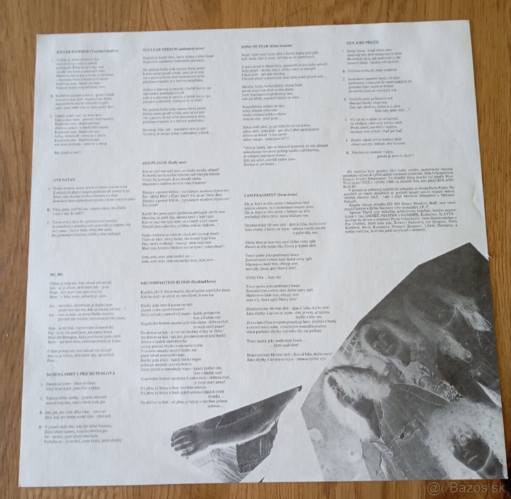 LP Sax ... Zóna strachu. 1991. - 4