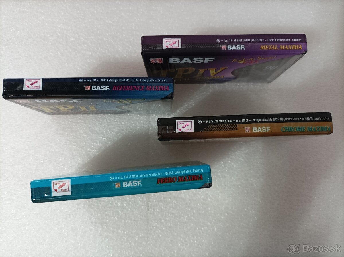 Sada BASF MAXIMA - FERRO, CHROME, REFERENCE, METAL ; 4ks MC - 4