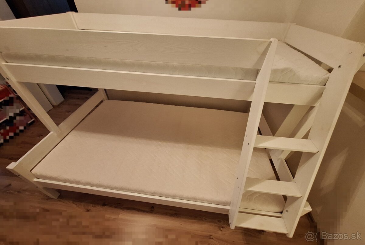 Poschodová posteľ s matracmi TOP STAV - 4