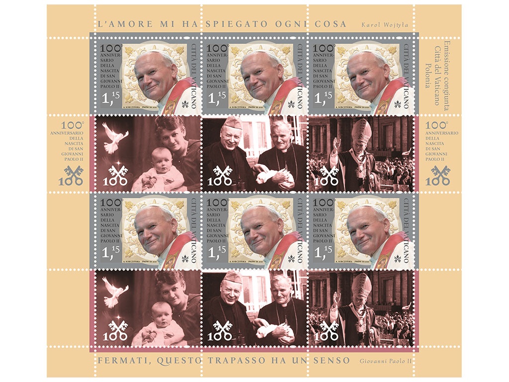 2020 100 rokov Jan Pavol 2 spolocne vydanie Polsko Vatikan - 4