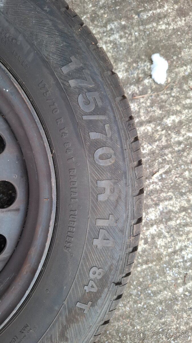 Predám letné pneumatiky s diskami – Opel – 175/70 R14 - 4