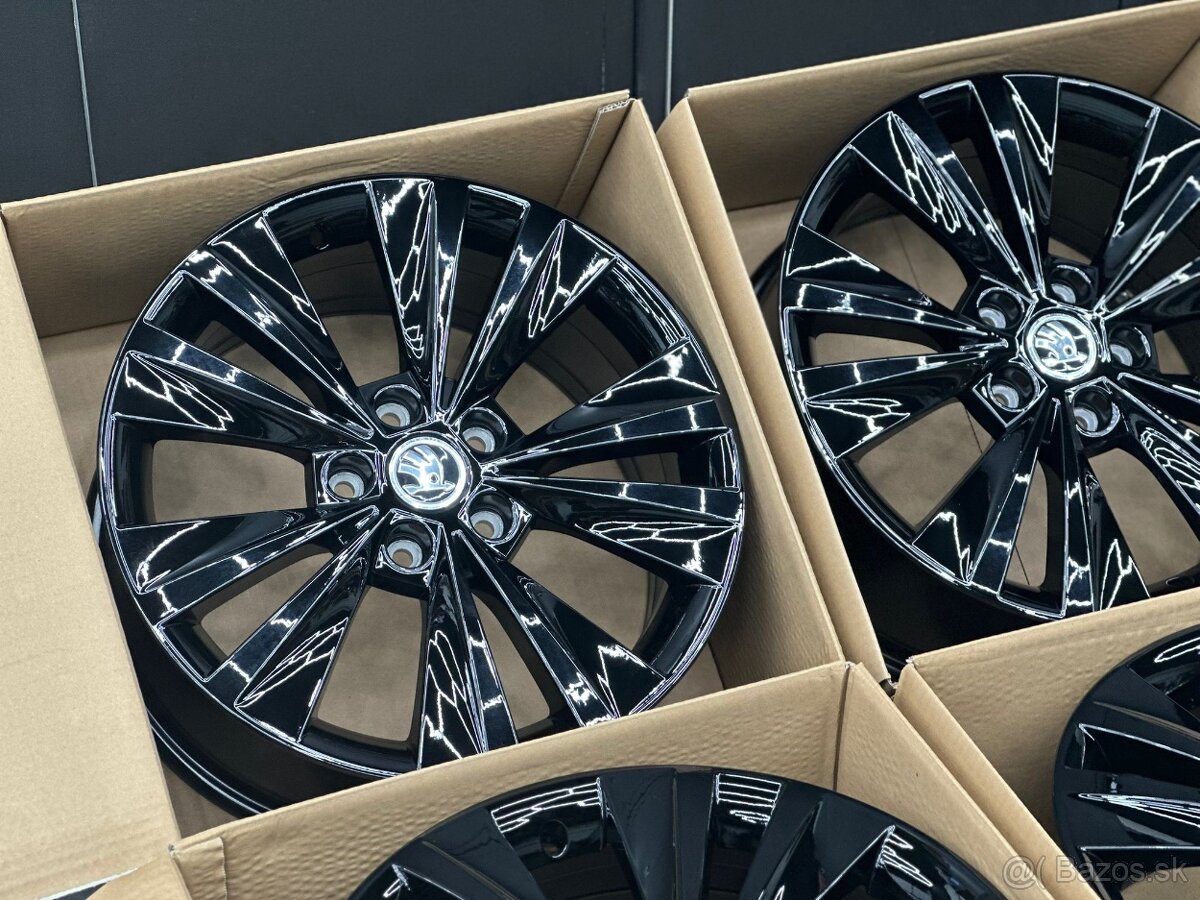 5x112 r17 superb 2 cistonove disky black original - 4