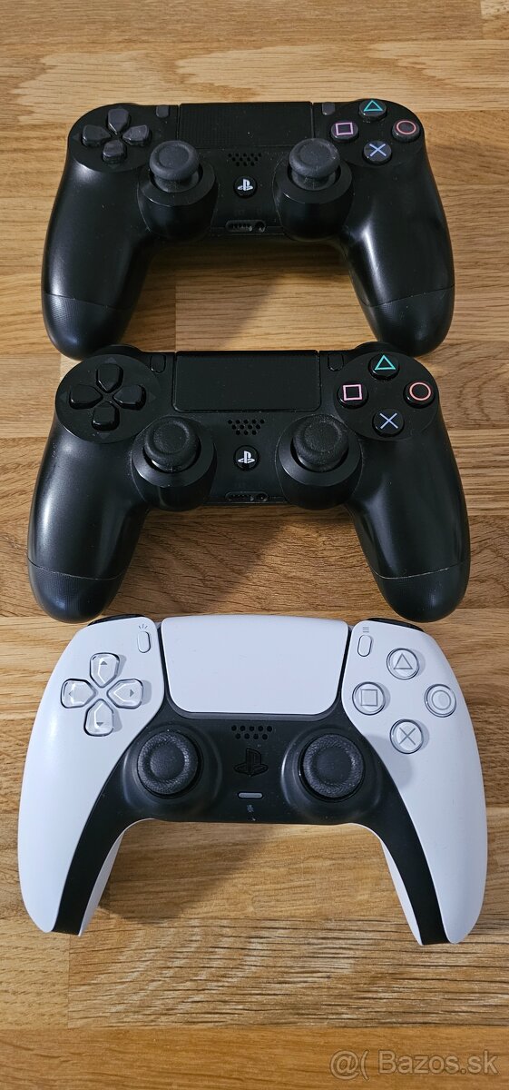 PlayStation 5 + 3 ovládače + PS4 kamera + 10 hier - 4