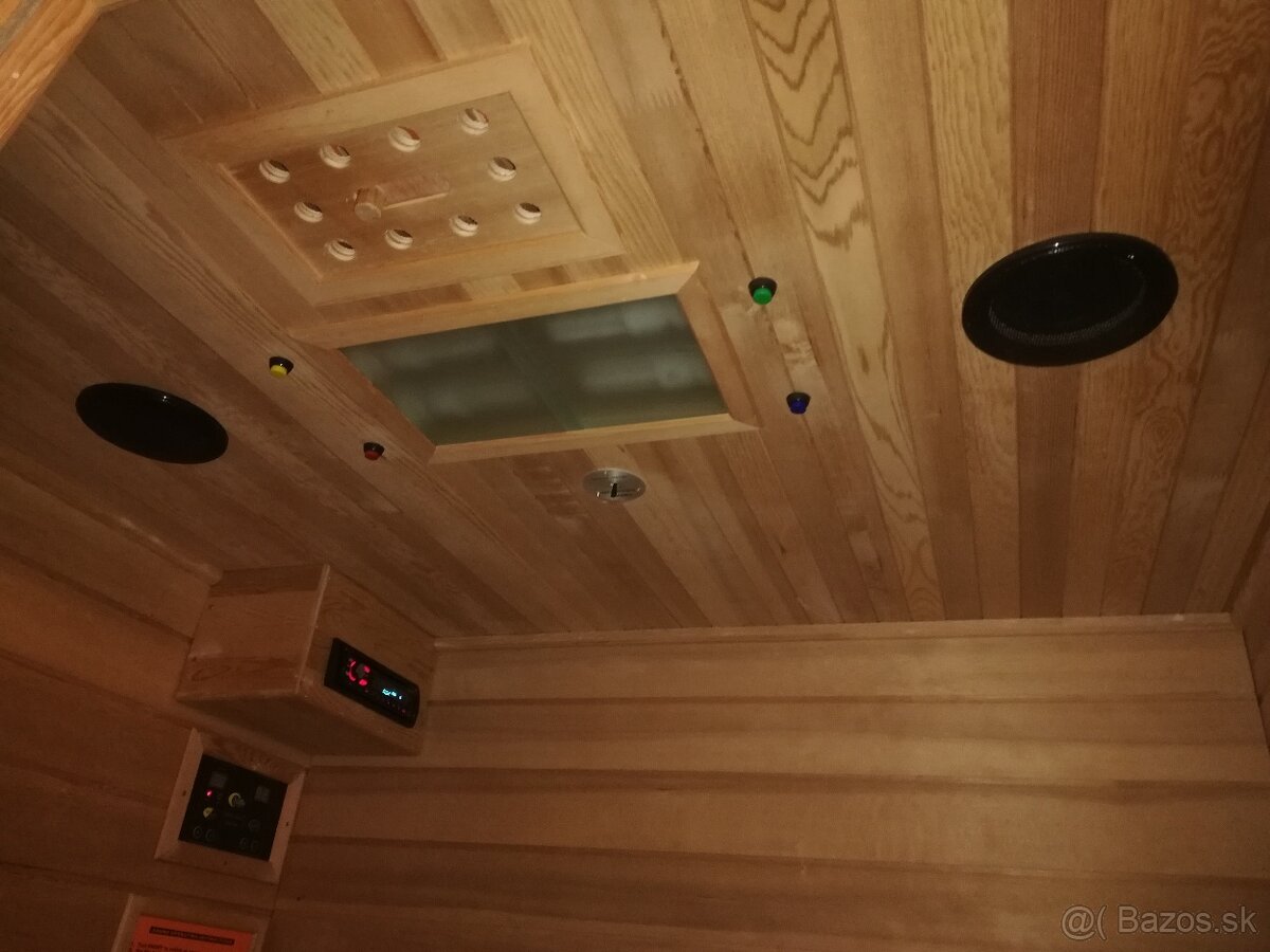 Infrasauna so 5 infrapanelmi, radiom a chromoterapio - 4