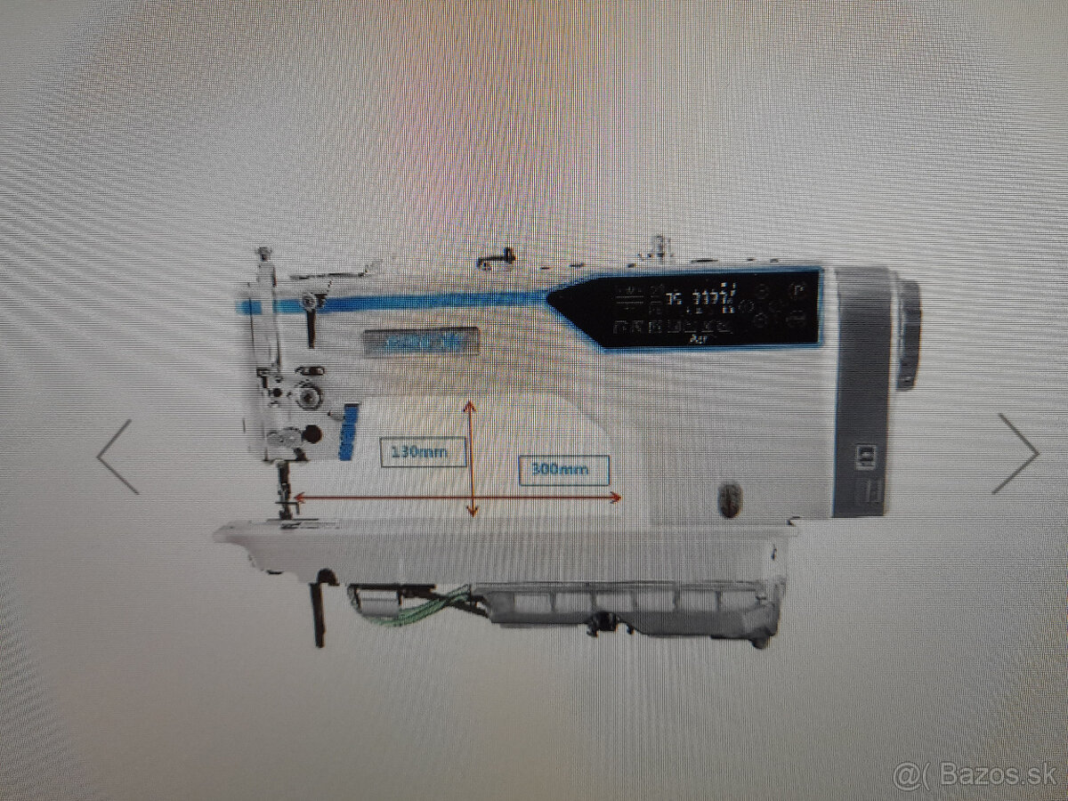 šijací stroj JACK A6F-E dvojité podáv, rameno 30cm - 4