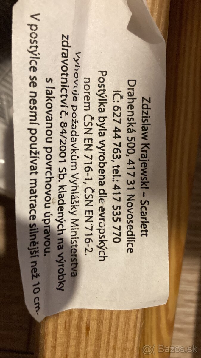 Detská posieľka s matracom - 4