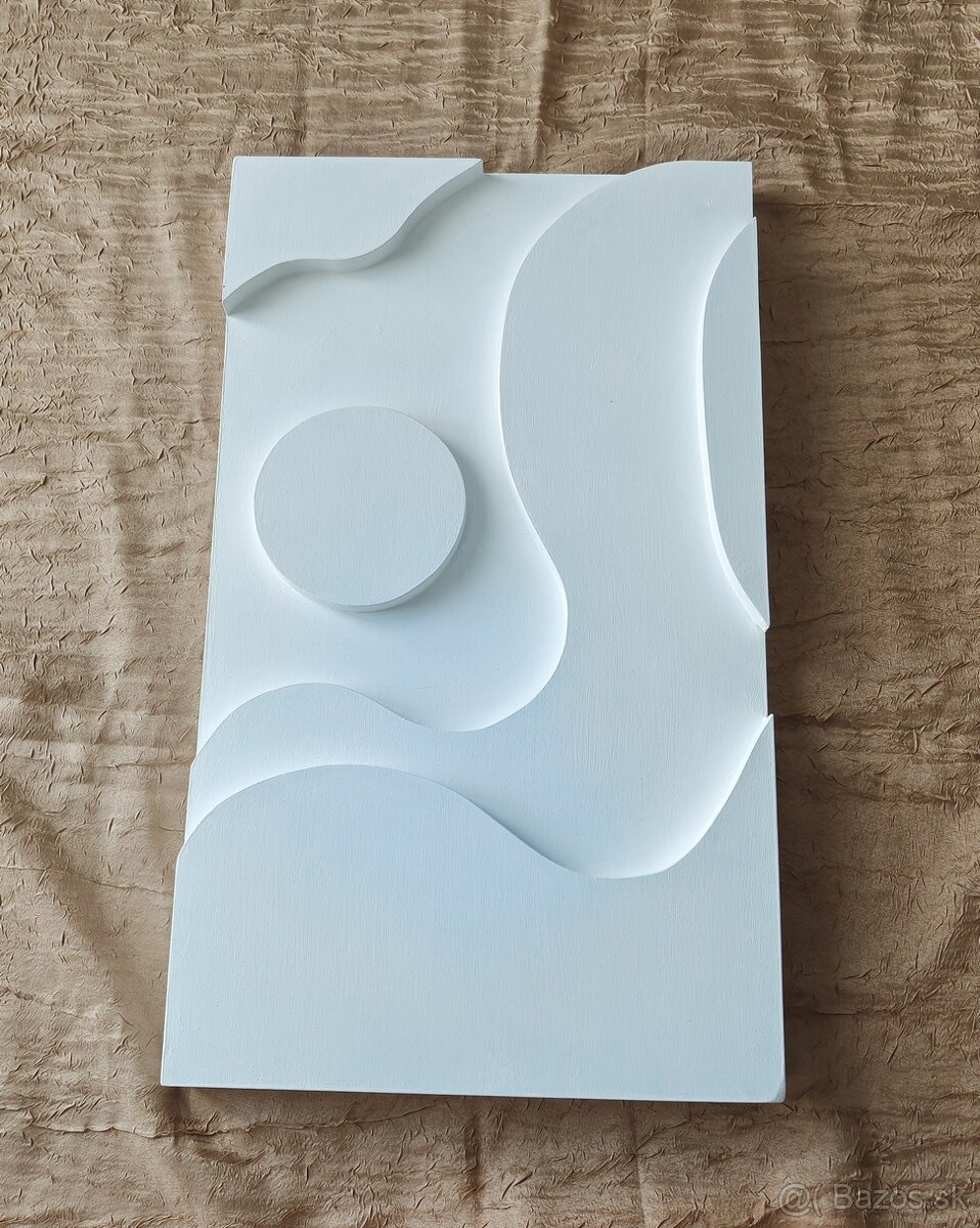 Abstraktný reliéfny obraz - 4