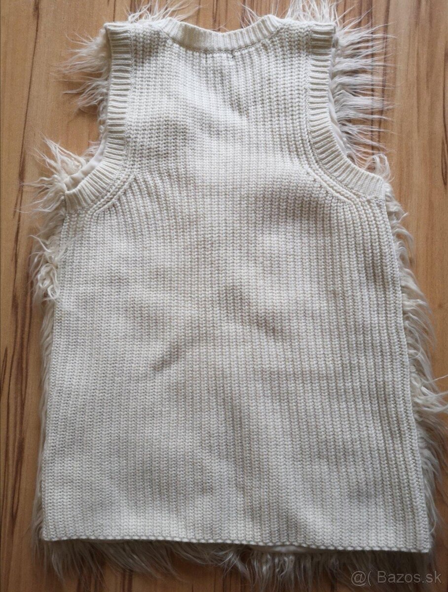 Kožušinová vesta F&F veľkosť M - 4