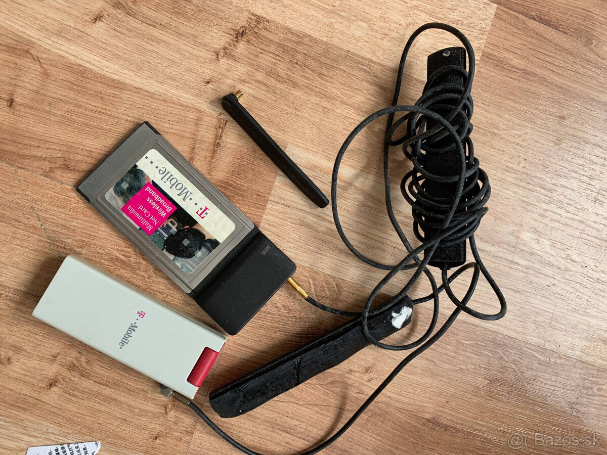 T-Mobile Multimedia Net Card – retro PCMCIA modem komplet - 4
