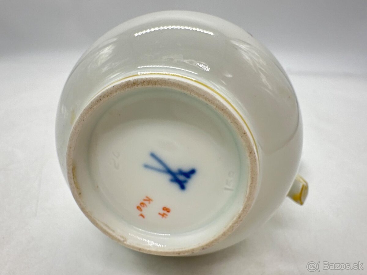 Míšeň, porcelánová mléčenka - 4