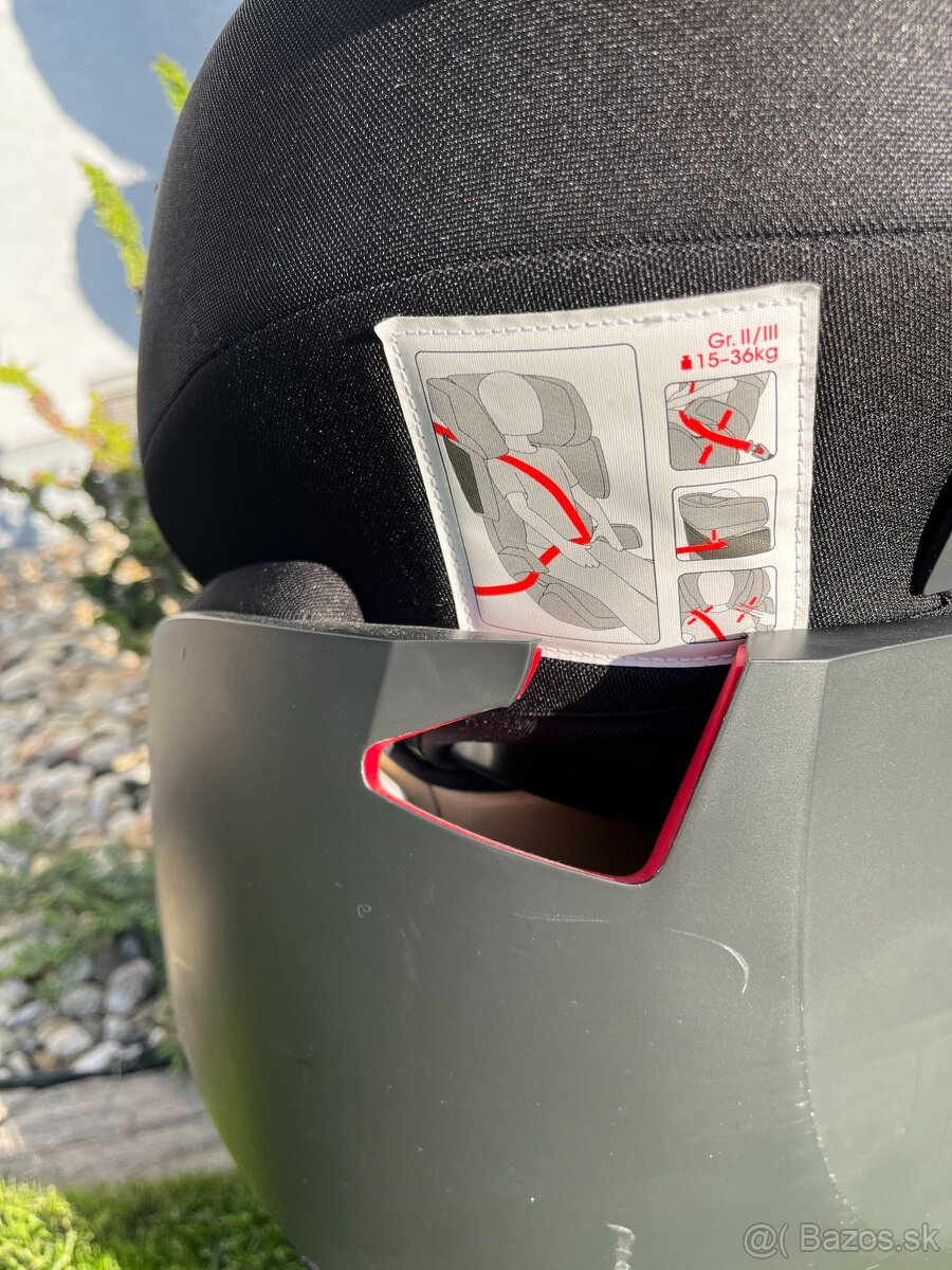 Predám autosedačku Cybex Solution X-fix - 4