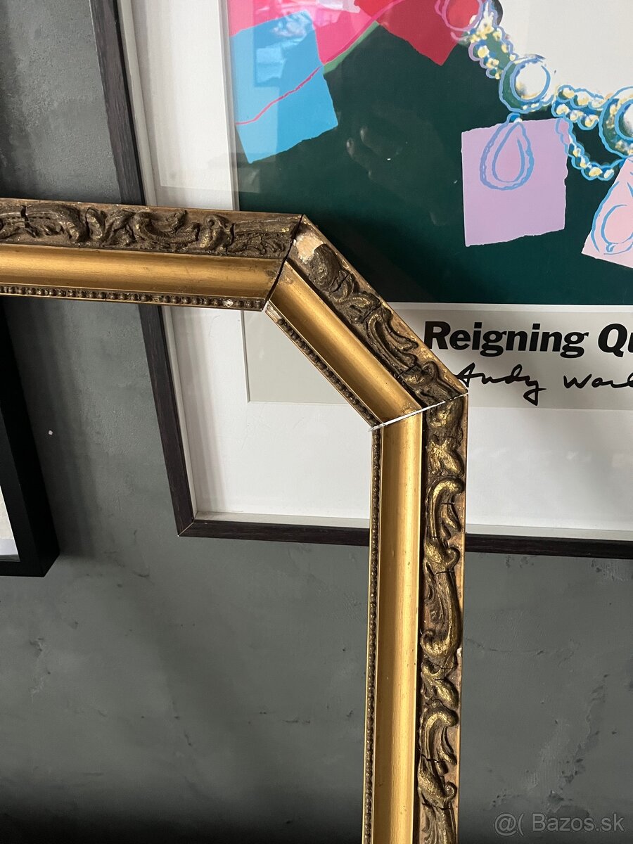 Retro masívny rám na obraz 110X60cm - 4