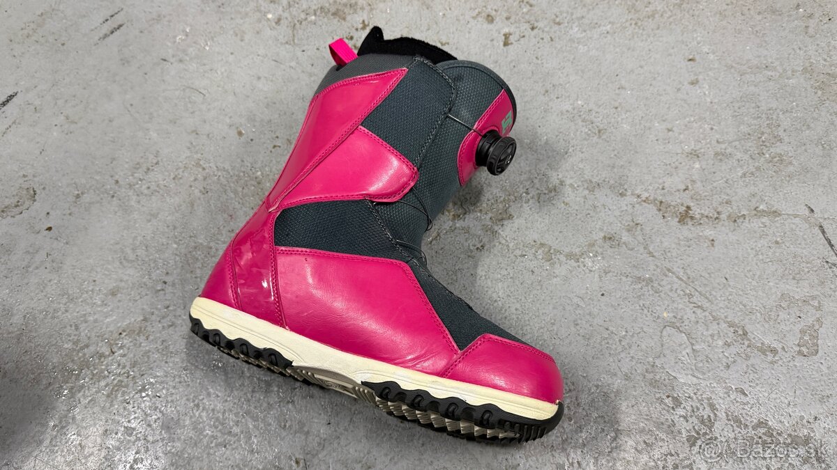 DC Search Boa pink/dark grey – dámske snowboardové topánky - 4