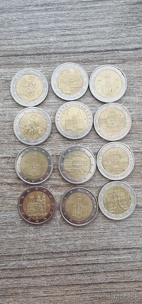 2€ pamätné mince 30ks - 4