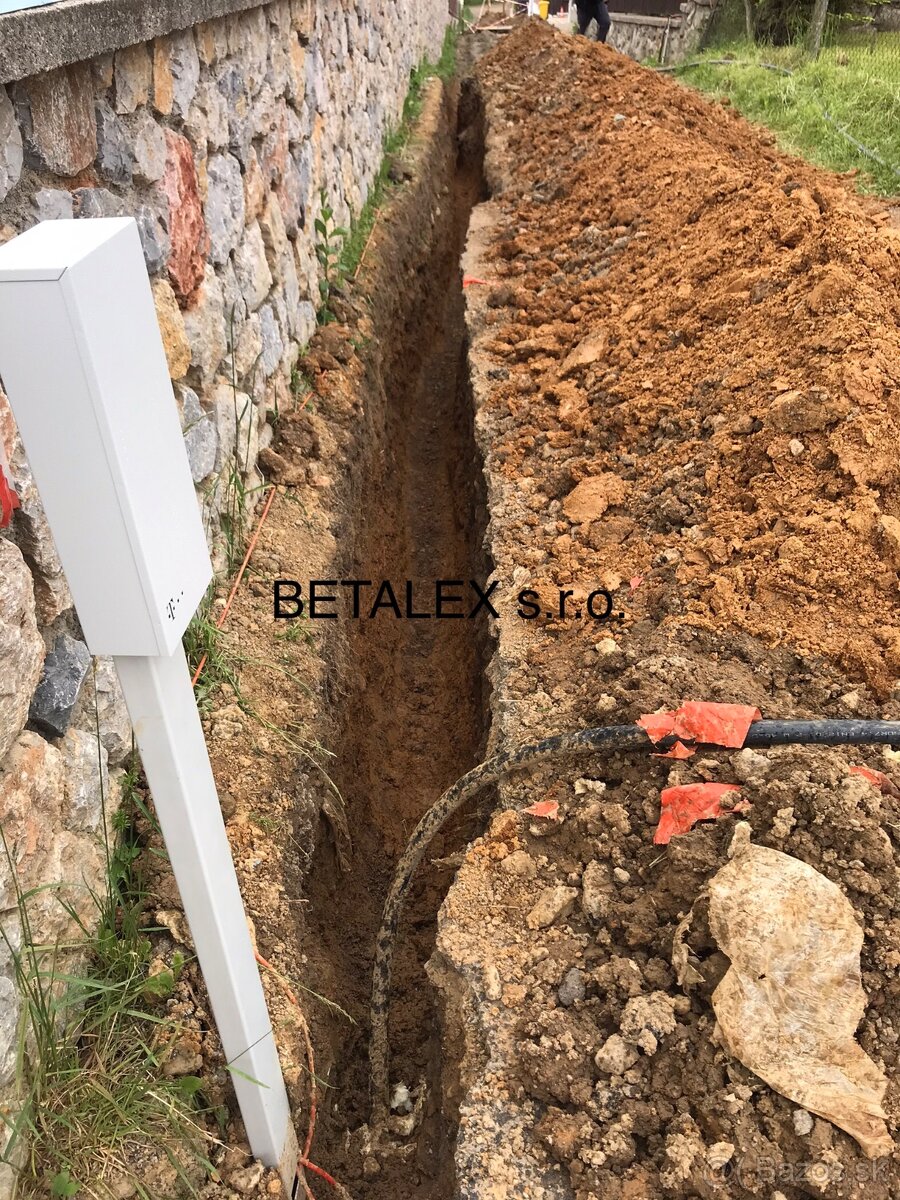 Ručné výkopové práce strojové bager doprava Minibager dovoz - 4