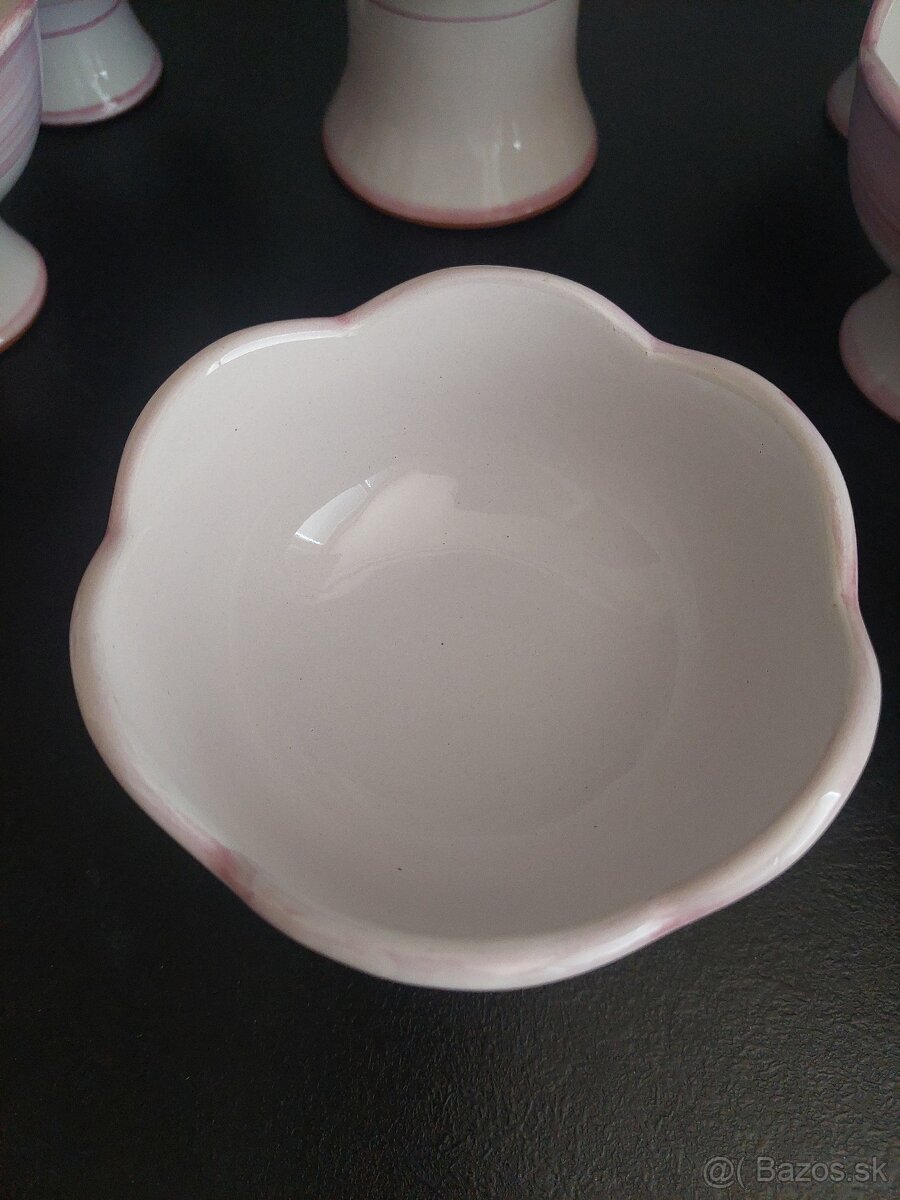 Keramický set - misa + 6 misiek - 4