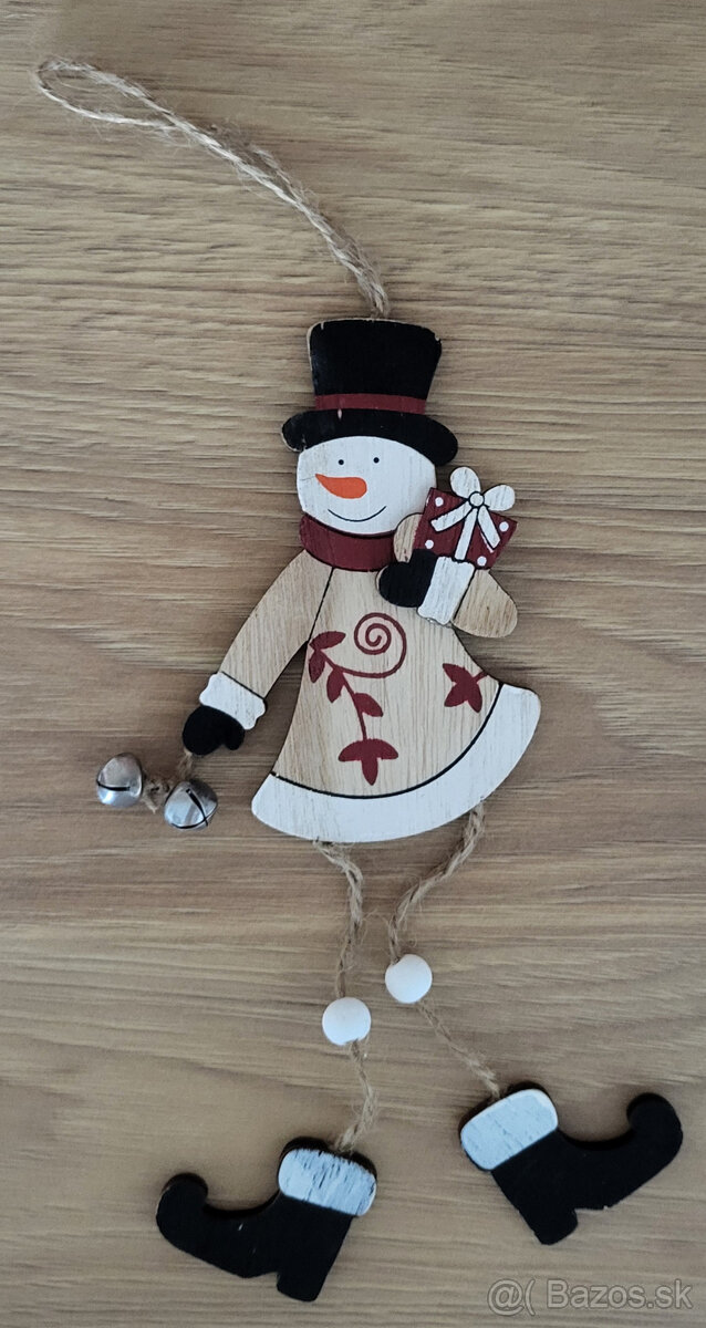 Vianočné drevené ozdoby: 1 ks / 1,50 € - 4