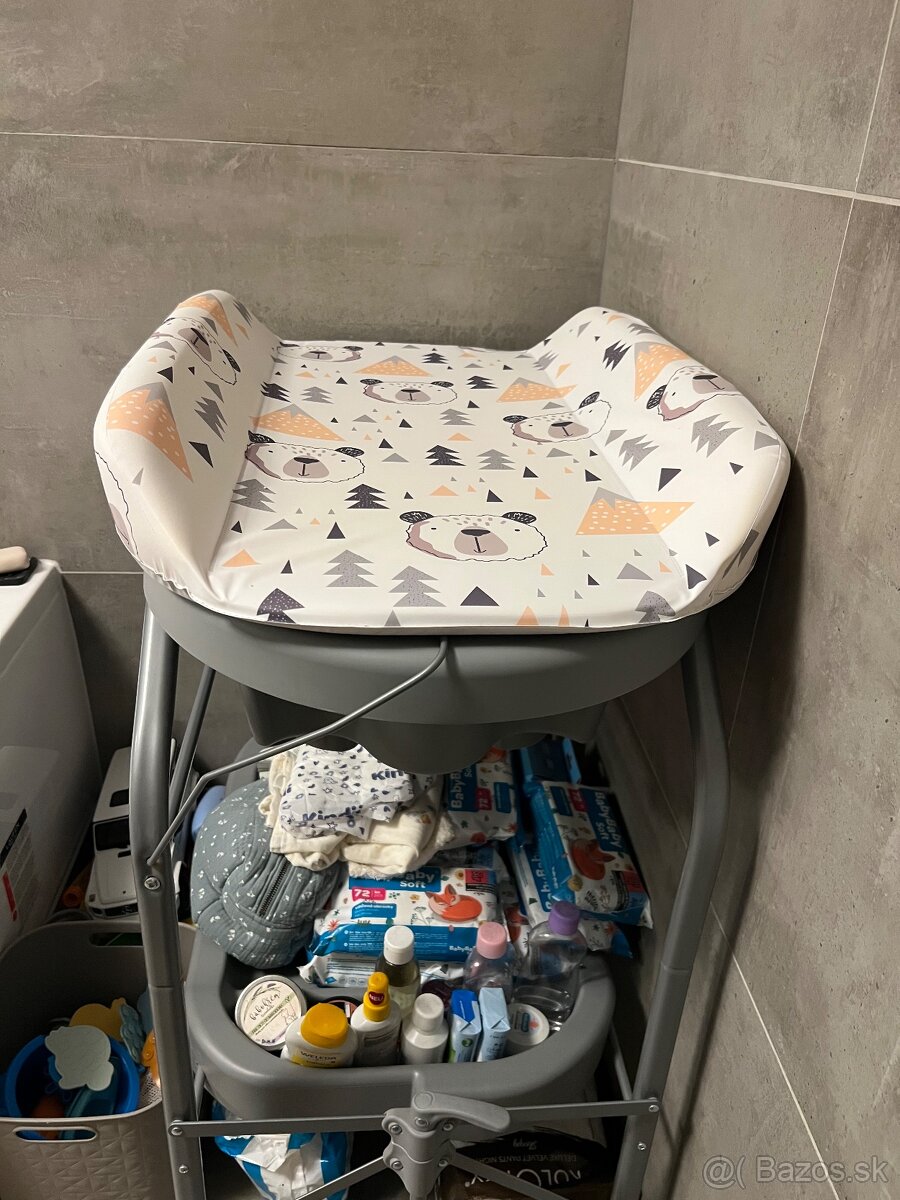 Prebaľovací pult s vaničkou - 4
