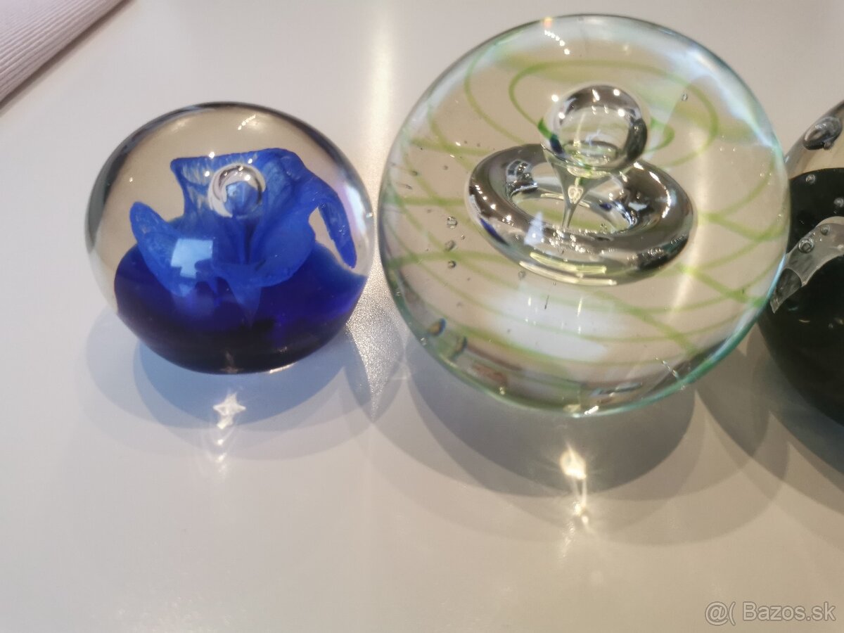 Staré sklenené ťažítka - 4