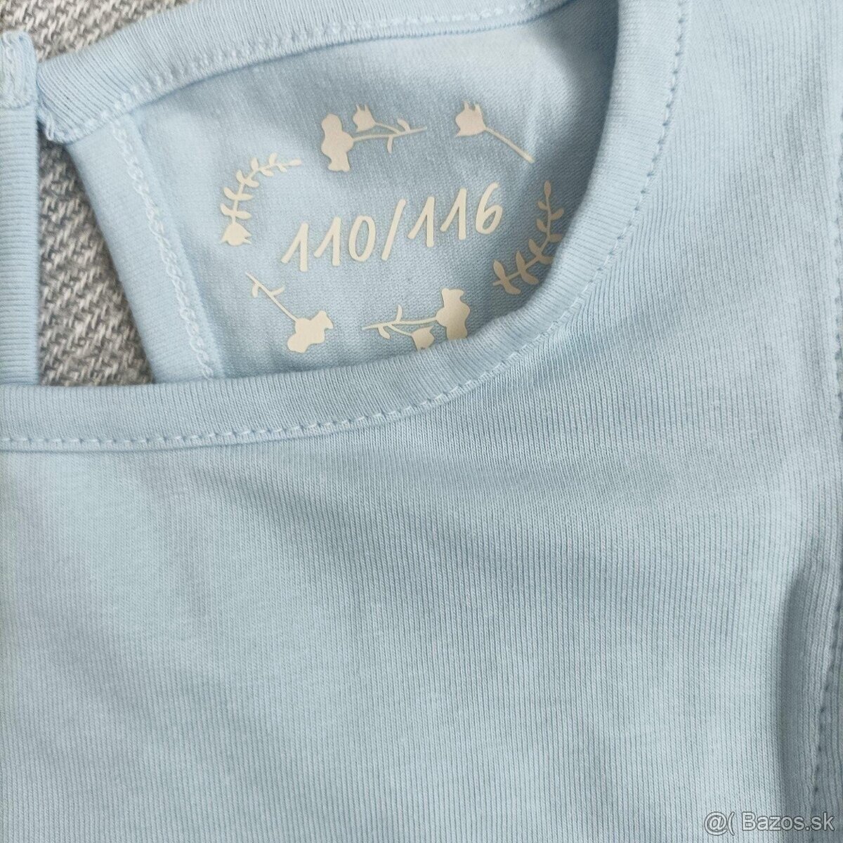 Nové tričko so suknickou 110/116 Tchibo - 4