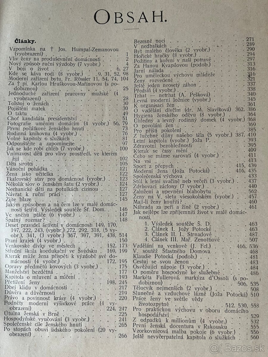 Časopis Šťastný domov - kompletný III. ročník (1906 - 1907) - 4