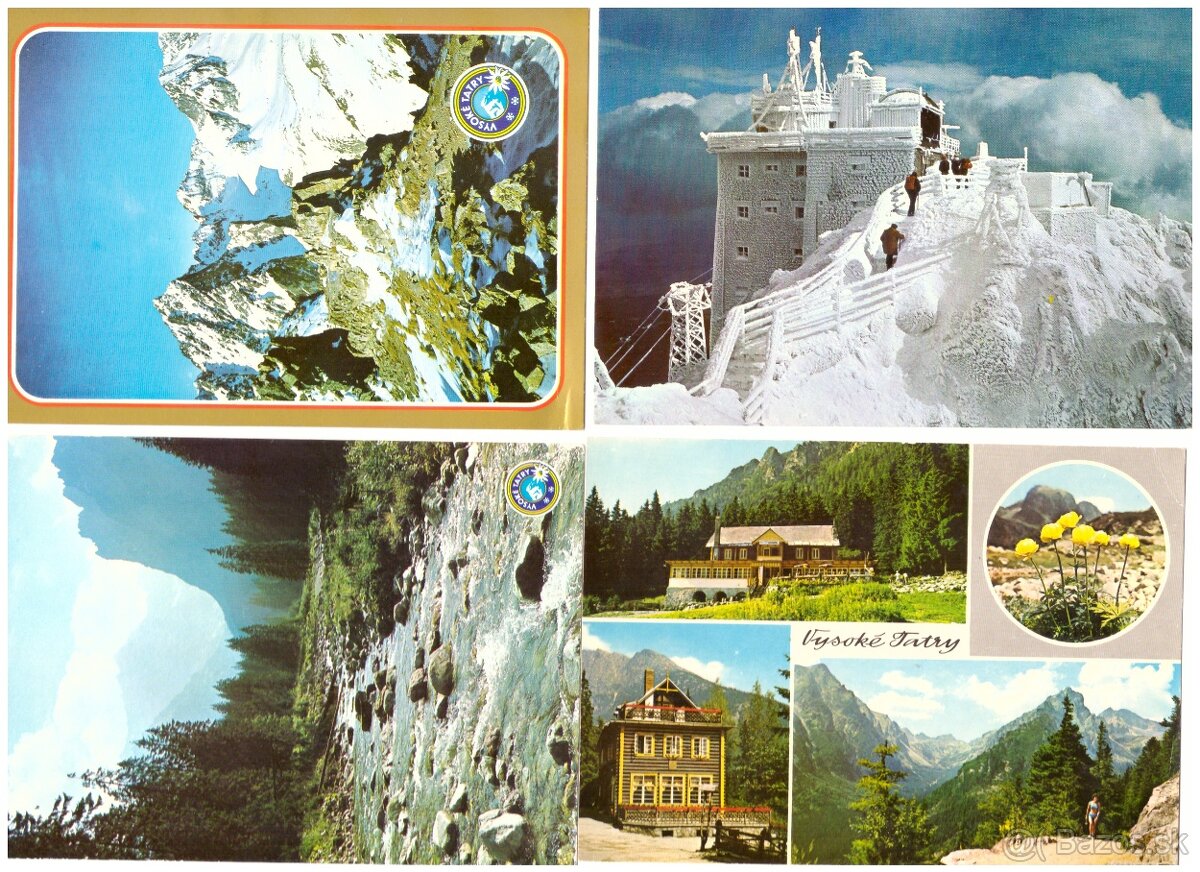 Pohľadnice Vysoké Tatry farebne - 4