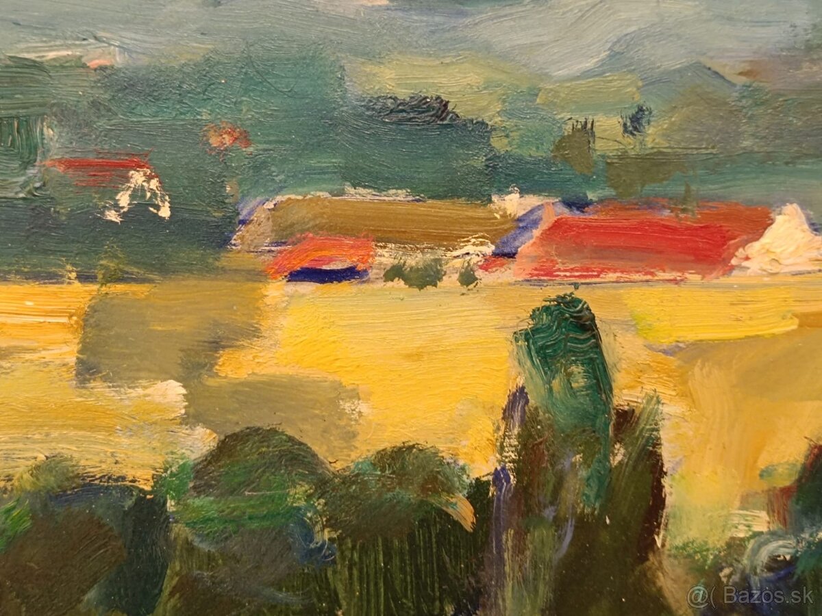 Obraz Jana Lieblová, Záhorie, olej 63x73 - 4