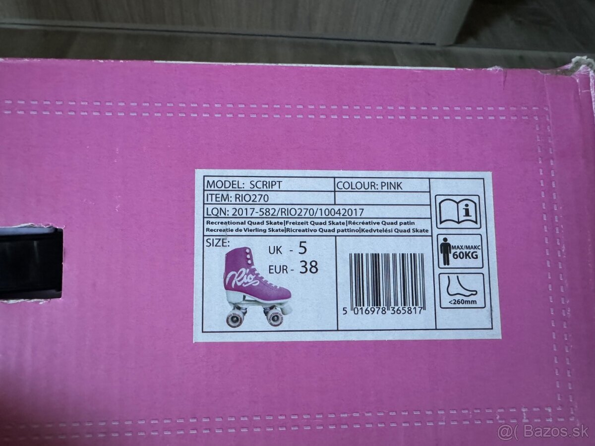 Kolieskové korčule Rio Roller veľk.38 - 4