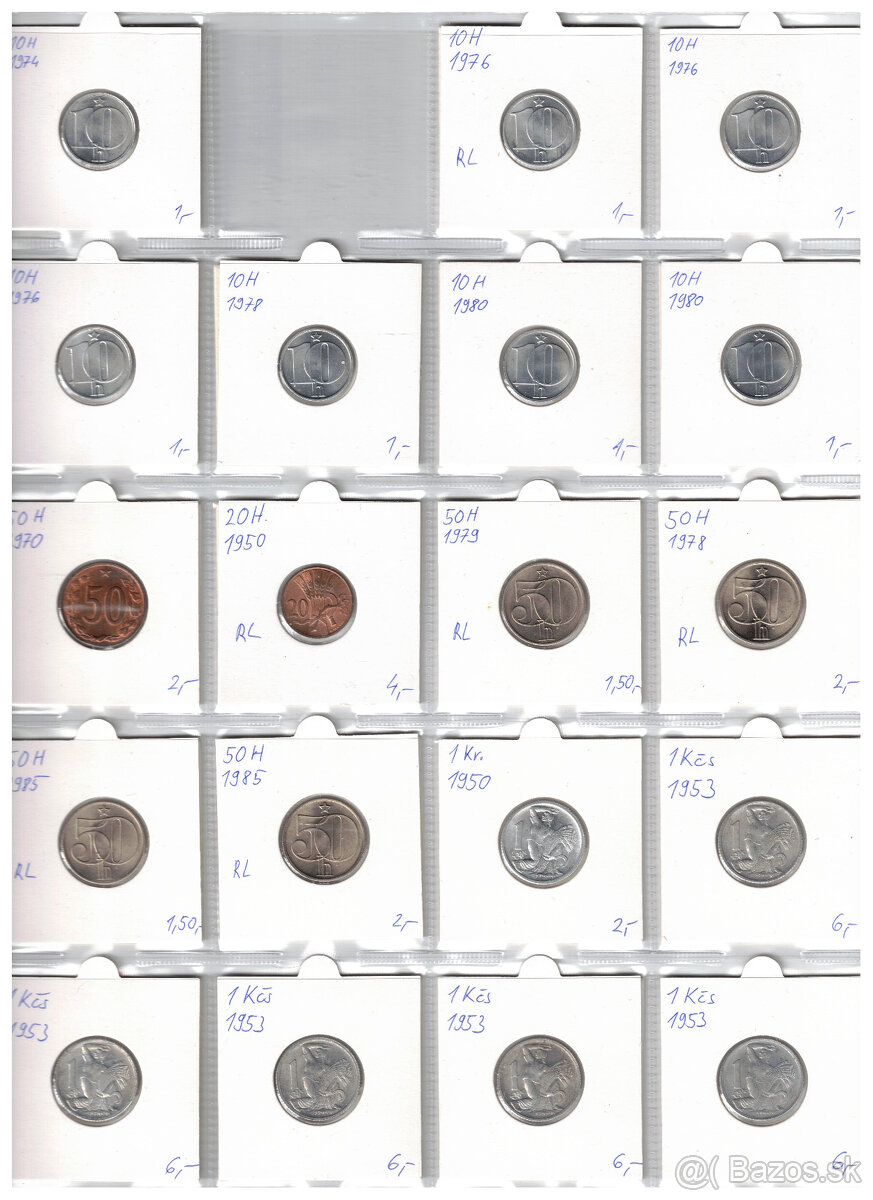 Obehove mince CSSR 1946-1992 - 4