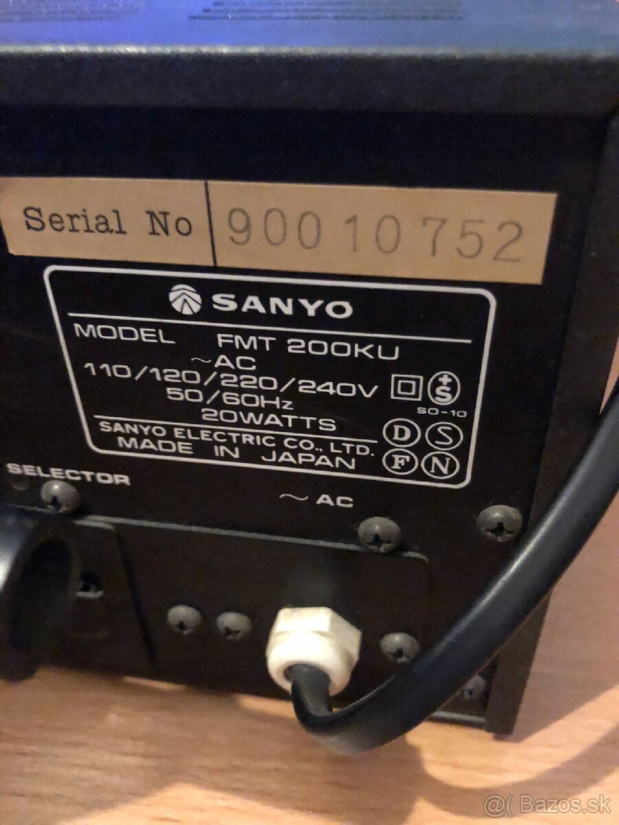 Predám tuner sanyo fmt 200ku - 4