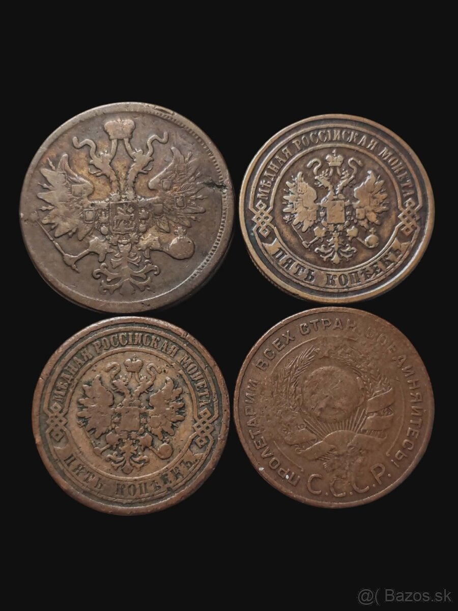 Medené mince Ruska - 4