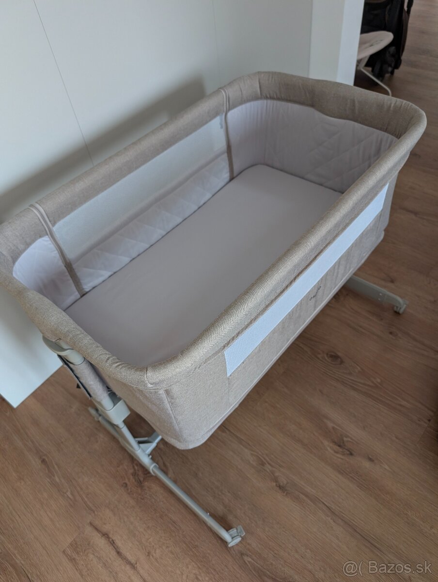 Cestovná postieľka Espiro Cloud beige / béžová - 4