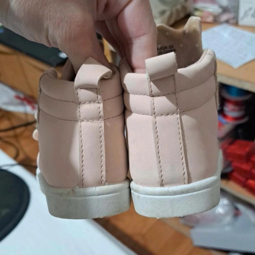 Dievčenské tenisky na suchý zips - 4