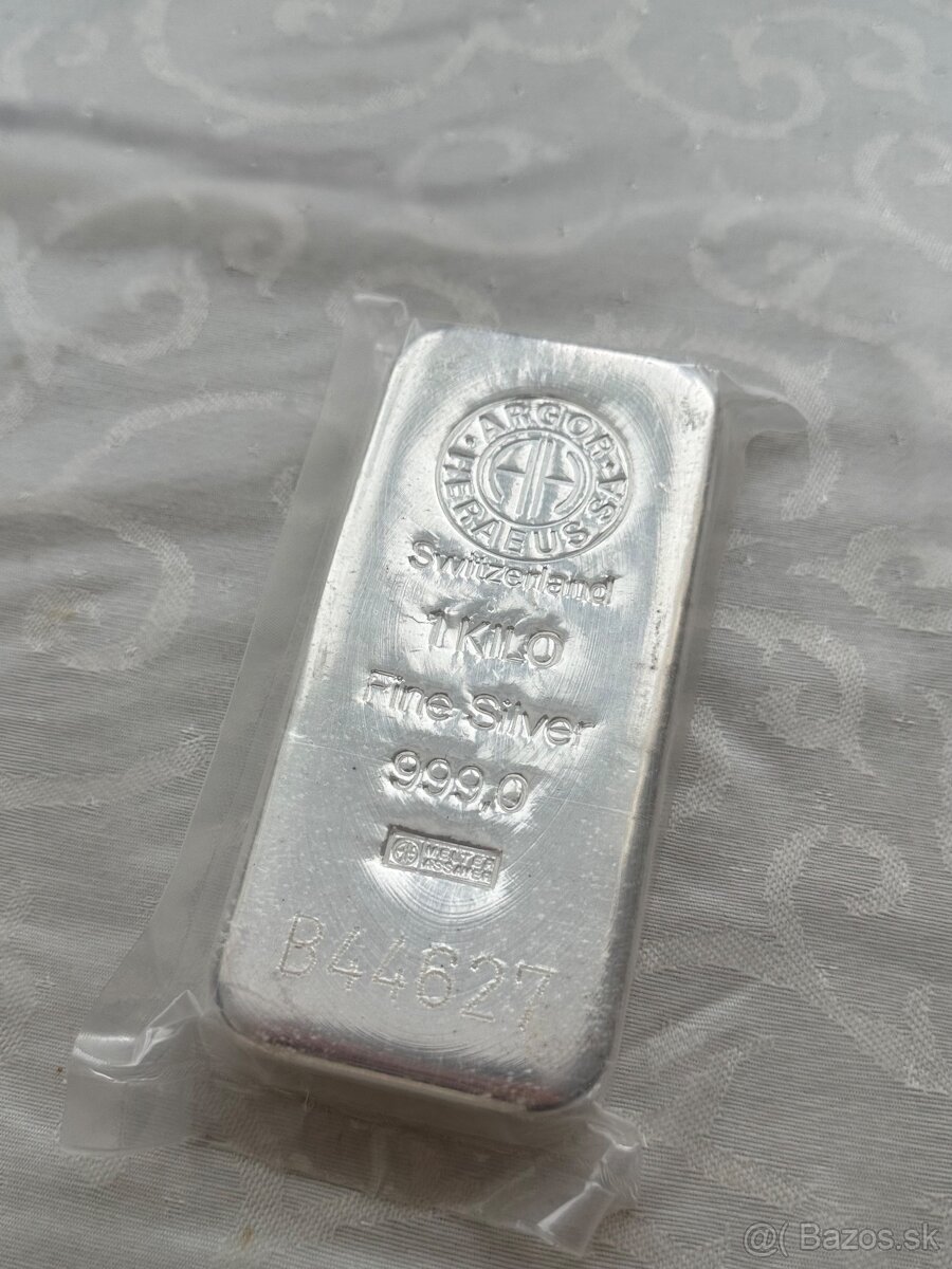 🪙Investičné striebro – značky Valcambi & Argor-Heraeus 🪙 - 4
